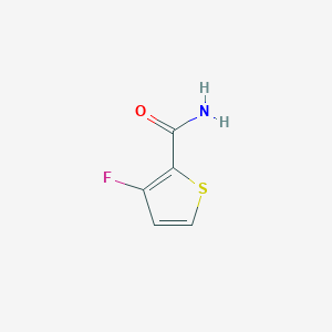 molecular formula C5H4FNOS B3194396 3-Fluorothiophene-2-carboxamide CAS No. 83933-19-1