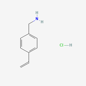 B3194399 Benzenemethanamine, 4-ethenyl-, hydrochloride CAS No. 84092-72-8