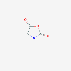 molecular formula C4H5NO3 B031944 3-methyloxazolidine-2,5-dione CAS No. 5840-76-6