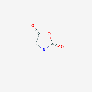 molecular formula C4H5NO3 B031944 3-Methyl-2,5-oxazolidine-dione CAS No. 5840-76-6
