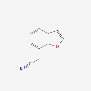 molecular formula C10H7NO B3194452 2-(1-Benzofuran-7-yl)acetonitrile CAS No. 84549-03-1