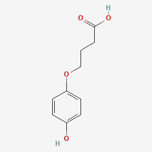 B3194472 Butanoic acid, 4-(4-hydroxyphenoxy)- CAS No. 84822-51-5