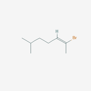 molecular formula C8H15B B3194488 (E)-2-Bromo-6-methyl-2-heptene CAS No. 849676-28-4