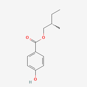 molecular formula C12H16O3 B3194587 Benzoic acid, 4-hydroxy-, (2S)-2-methylbutyl ester CAS No. 85394-10-1