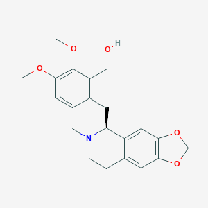 molecular formula C21H25NO5 B031946 (-)-加拿大醇 CAS No. 123878-19-3