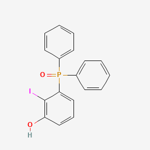 Phenol, 3-(diphenylphosphinyl)-2-iodo-
