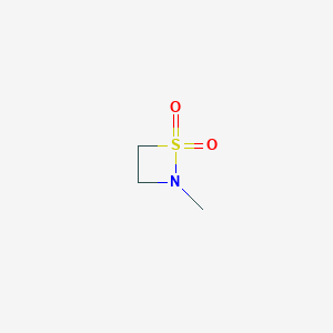 1,2-Thiazetidine, 2-methyl-, 1,1-dioxide