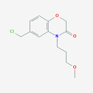 6-(chloromethyl)-4-(3-methoxypropyl)-2H-benzo[b][1,4]oxazin-3(4H)-one
