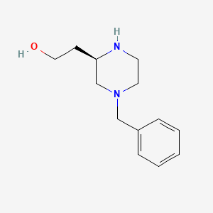 (R)-2-(4-benzylpiperazin-2-yl)ethanol