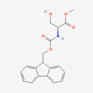 molecular formula C19H19NO5 B3194934 FMoc-D-serine Methyl ester CAS No. 874817-14-8