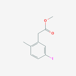 molecular formula C10H11IO2 B3195027 Methyl 2-(5-iodo-2-methylphenyl)acetate CAS No. 880134-34-9