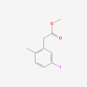 B3195027 Methyl 2-(5-iodo-2-methylphenyl)acetate CAS No. 880134-34-9