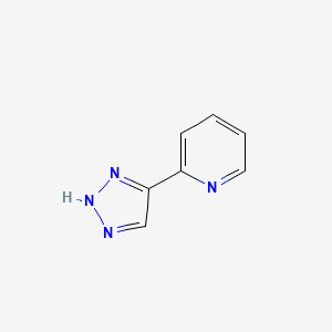 molecular formula C7H6N4 B3195058 2-(1h-[1,2,3]Triazol-4-yl)pyridine CAS No. 88169-21-5