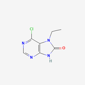 B3195106 6-Chloro-7-ethyl-7H-purin-8(9H)-one CAS No. 885500-44-7