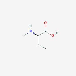 molecular formula C5H11NO2 B3195210 (2S)-2-(methylamino)butanoic acid CAS No. 88930-11-4