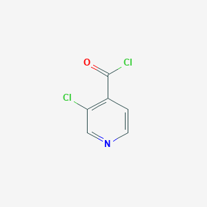 molecular formula C6H3Cl2NO B3195307 3-Chloroisonicotinoyl chloride CAS No. 895128-46-8