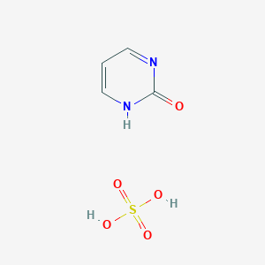 molecular formula C4H6N2O5S B3195357 Pyrimidin-2-ol sulfate CAS No. 90010-00-7