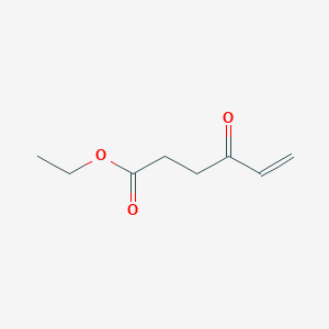 molecular formula C8H12O3 B3195407 ethyl 4-oxohex-5-enoate CAS No. 90199-67-0