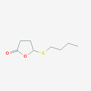 2(3H)-Furanone, 5-(butylthio)dihydro-