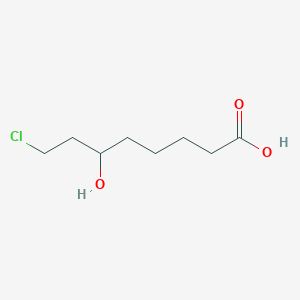 molecular formula C8H15ClO3 B3195430 8-Chloro-6-hydroxyoctanoic acid CAS No. 90435-60-2