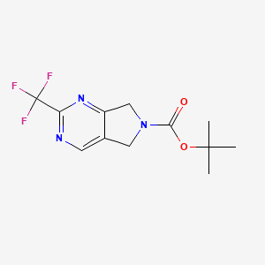 Tert-butyl 2-(trifluoromethyl)-5H-pyrrolo[3,4-D]pyrimidine-6(7H)-carboxylate