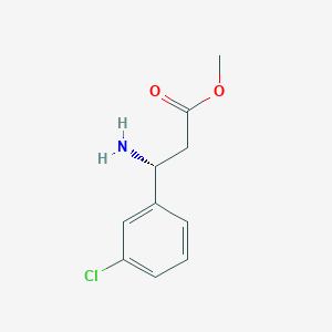 methyl (3R)-3-amino-3-(3-chlorophenyl)propanoate