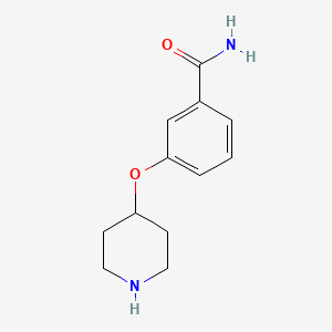 3-(Piperidin-4-yloxy)benzamide