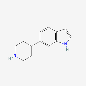 molecular formula C13H16N2 B3195556 6-(piperidin-4-yl)-1H-indole CAS No. 914223-10-2