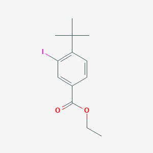 molecular formula C13H17IO2 B3195617 Ethyl 4-tert-butyl-3-iodobenzoate CAS No. 92039-18-4