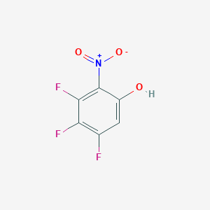 molecular formula C6H2F3NO3 B3195662 3,4,5-Trifluoro-2-nitrophenol CAS No. 923033-24-3