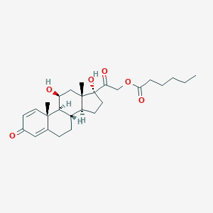 molecular formula C27H38O6 B031959 Prednisolone caproate CAS No. 69164-69-8