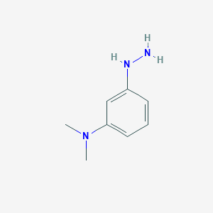 molecular formula C8H13N3 B3195934 3-hydrazinyl-N,N-dimethylaniline CAS No. 940924-81-2