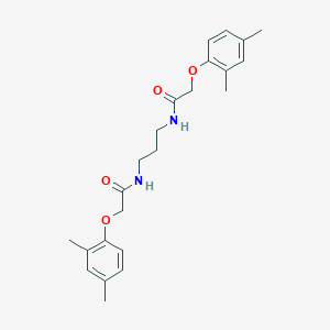 molecular formula C23H30N2O4 B319609 N,N'-1,3-propanediylbis[2-(2,4-dimethylphenoxy)acetamide] 