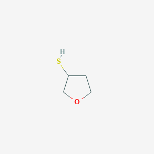 molecular formula C4H8OS B3196246 Tetrahydrofuran-3-thiol CAS No. 98071-96-6