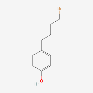 molecular formula C10H13BrO B3196281 Phenol, 4-(4-bromobutyl)- CAS No. 99187-39-0