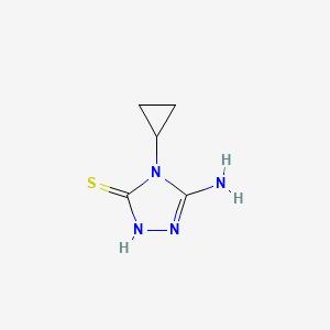 5-amino-4-cyclopropyl-4H-1,2,4-triazole-3-thiol