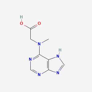 [methyl(7H-purin-6-yl)amino]acetic acid