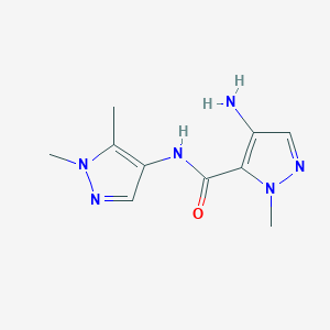 4-amino-N-(1,5-dimethyl-1H-pyrazol-4-yl)-1-methyl-1H-pyrazole-5-carboxamide