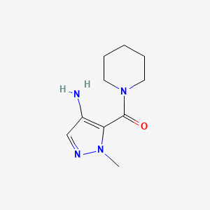 (4-amino-1-methyl-1H-pyrazol-5-yl)(piperidin-1-yl)methanone