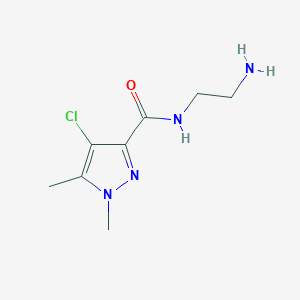 N-(2-aminoethyl)-4-chloro-1,5-dimethyl-1H-pyrazole-3-carboxamide