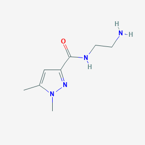 N-(2-aminoethyl)-1,5-dimethyl-1H-pyrazole-3-carboxamide