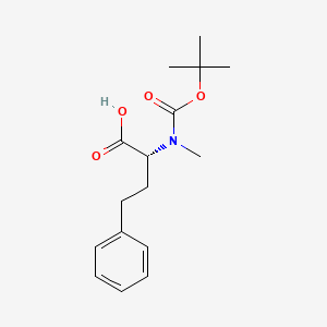 molecular formula C16H23NO4 B3196931 n-Boc-n-methyl-(r)-homophenylalanine CAS No. 1001646-83-8