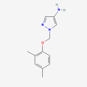 1-[(2,4-dimethylphenoxy)methyl]-1H-pyrazol-4-amine