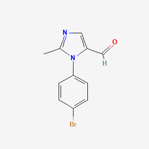 1-(4-bromophenyl)-2-methyl-1H-imidazole-5-carbaldehyde