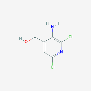 molecular formula C6H6Cl2N2O B3197012 (3-Amino-2,6-dichloropyridin-4-yl)methanol CAS No. 1002129-58-9