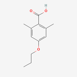molecular formula C12H16O3 B3197047 2,6-Dimethyl-4-propoxybenzoic acid CAS No. 100256-91-5