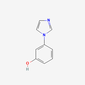molecular formula C9H8N2O B3197179 3-(1H-imidazol-1-yl)phenol CAS No. 10041-03-9