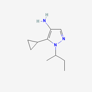 1-(butan-2-yl)-5-cyclopropyl-1H-pyrazol-4-amine