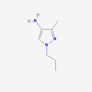 3-methyl-1-propyl-1H-pyrazol-4-amine