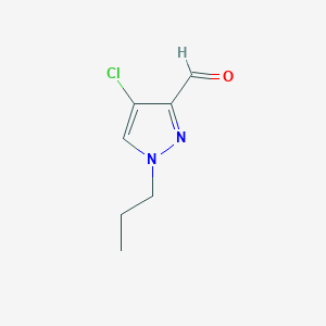4-Chloro-1-propyl-1H-pyrazole-3-carbaldehyde